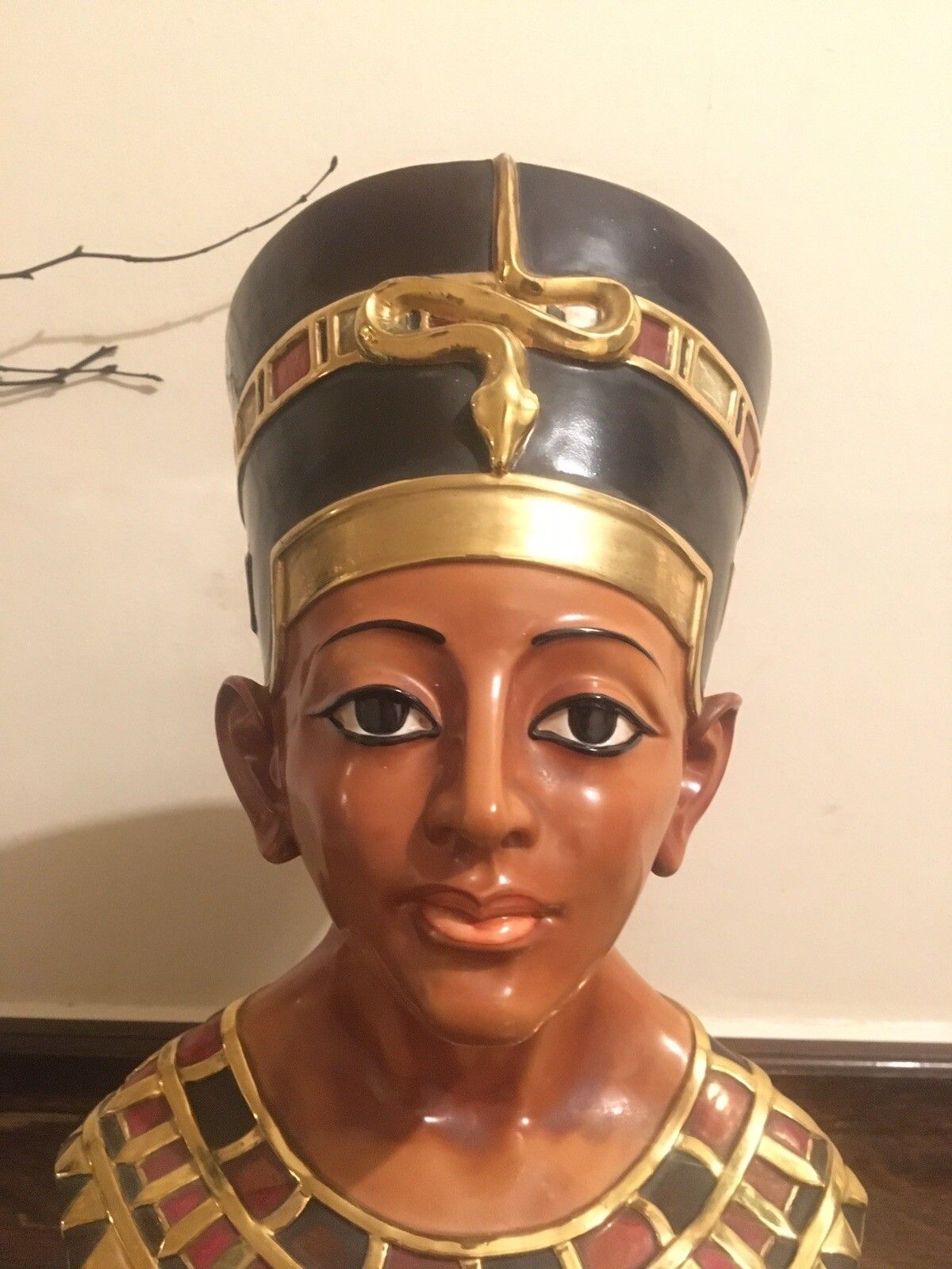 Capodimonte Italian Ceramic Nefertiti Bust Vintage G Cortese Vintage Sculpture photo Art