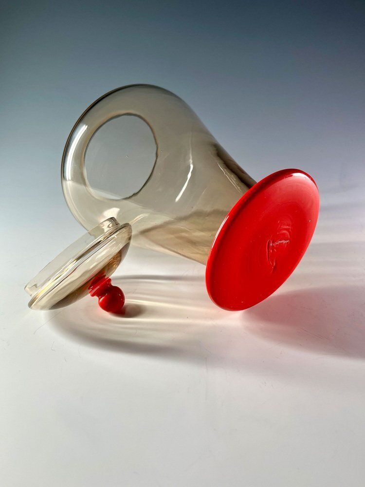 Italian Liquor Set In Murano Glass By Napoleone Martinuzzi For Venini, 1930s, Set Of 13 photo buy
