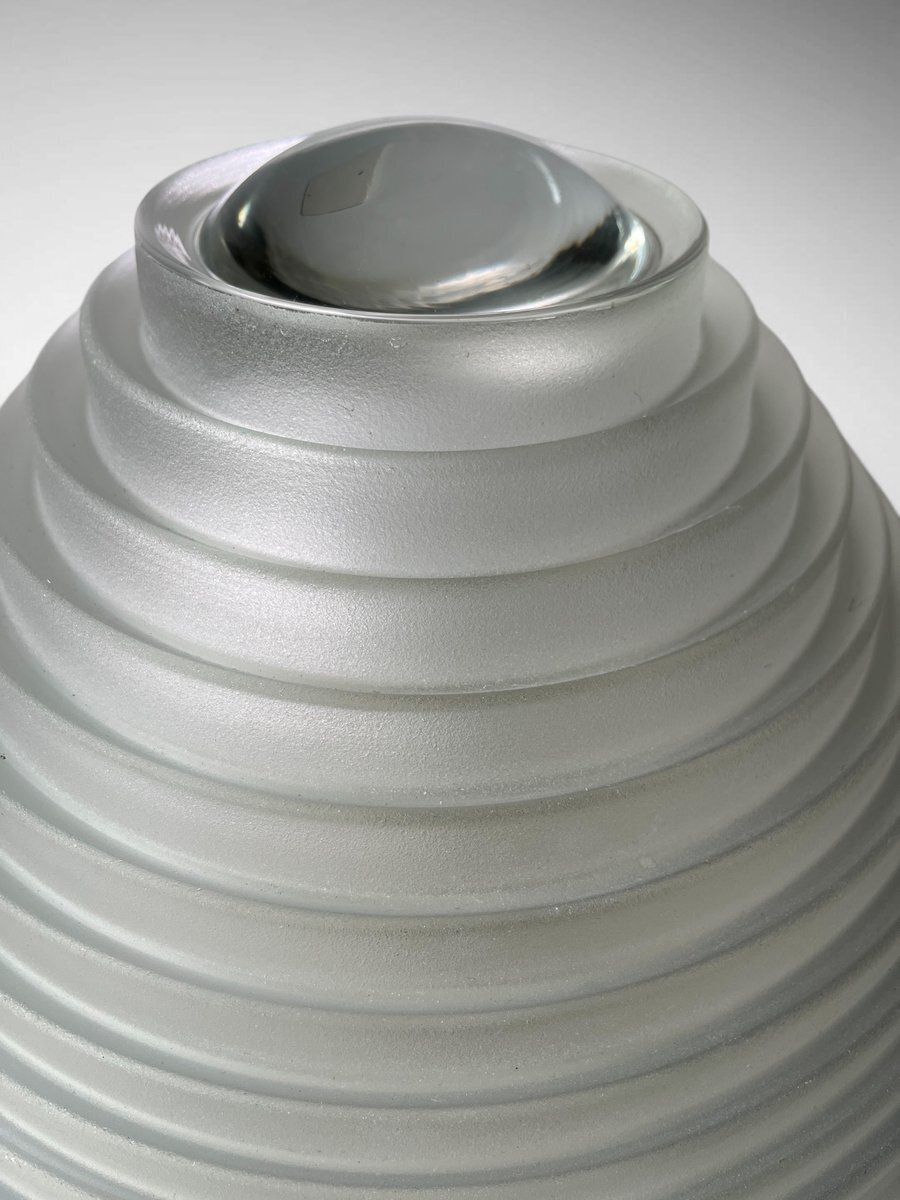 Glass Egina Ceiling Lamp By Angelo Mangiarotti For Artemide, Italy photo 564.0