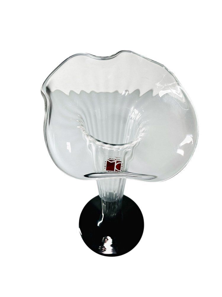 Murano Glass Calla Vase By Carlo Moretti, 1980s photo Home Decor