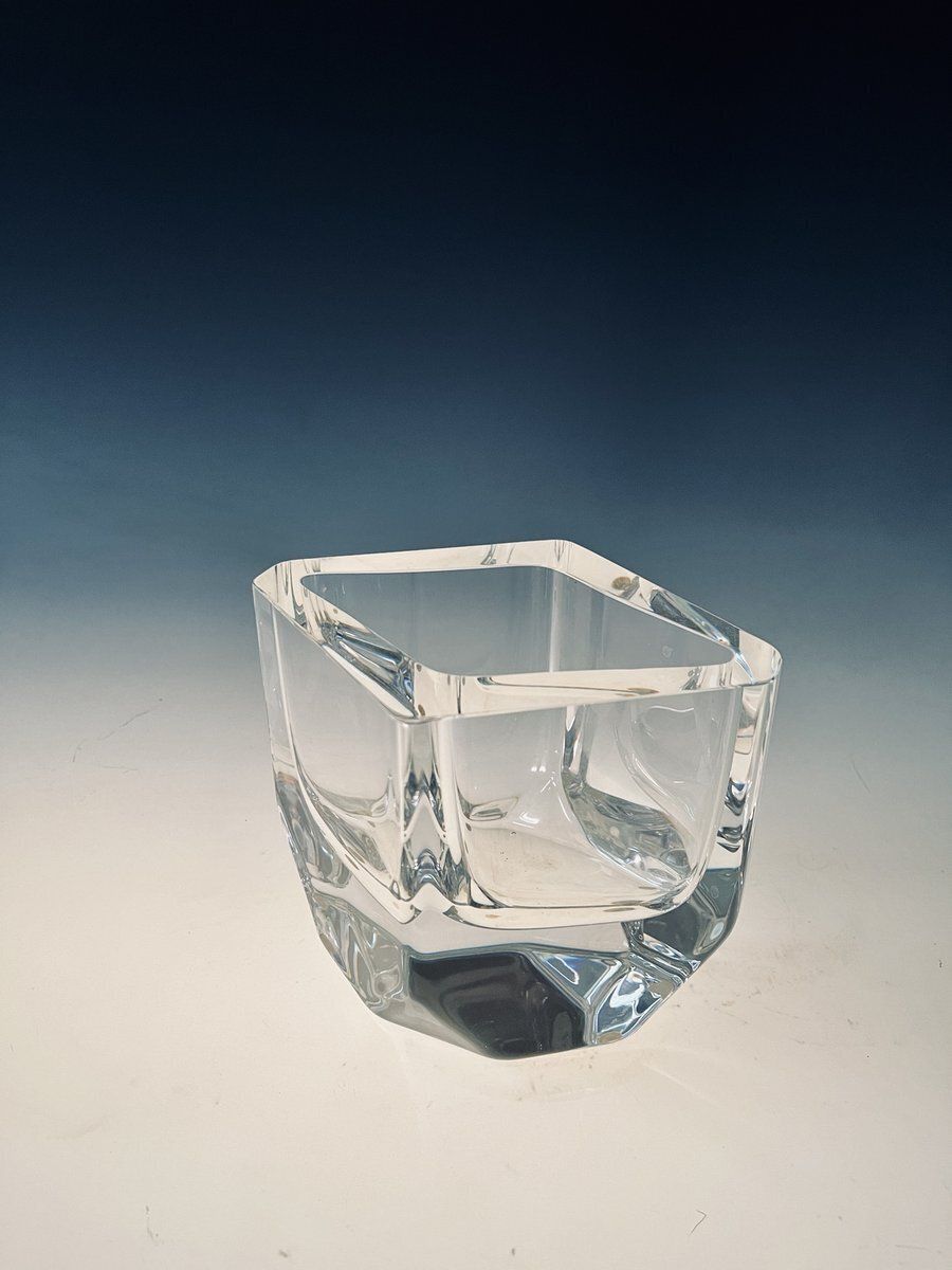 Kosta Boda Diamond Vase By Sigurd Perrson, 1970s photo Home Decor