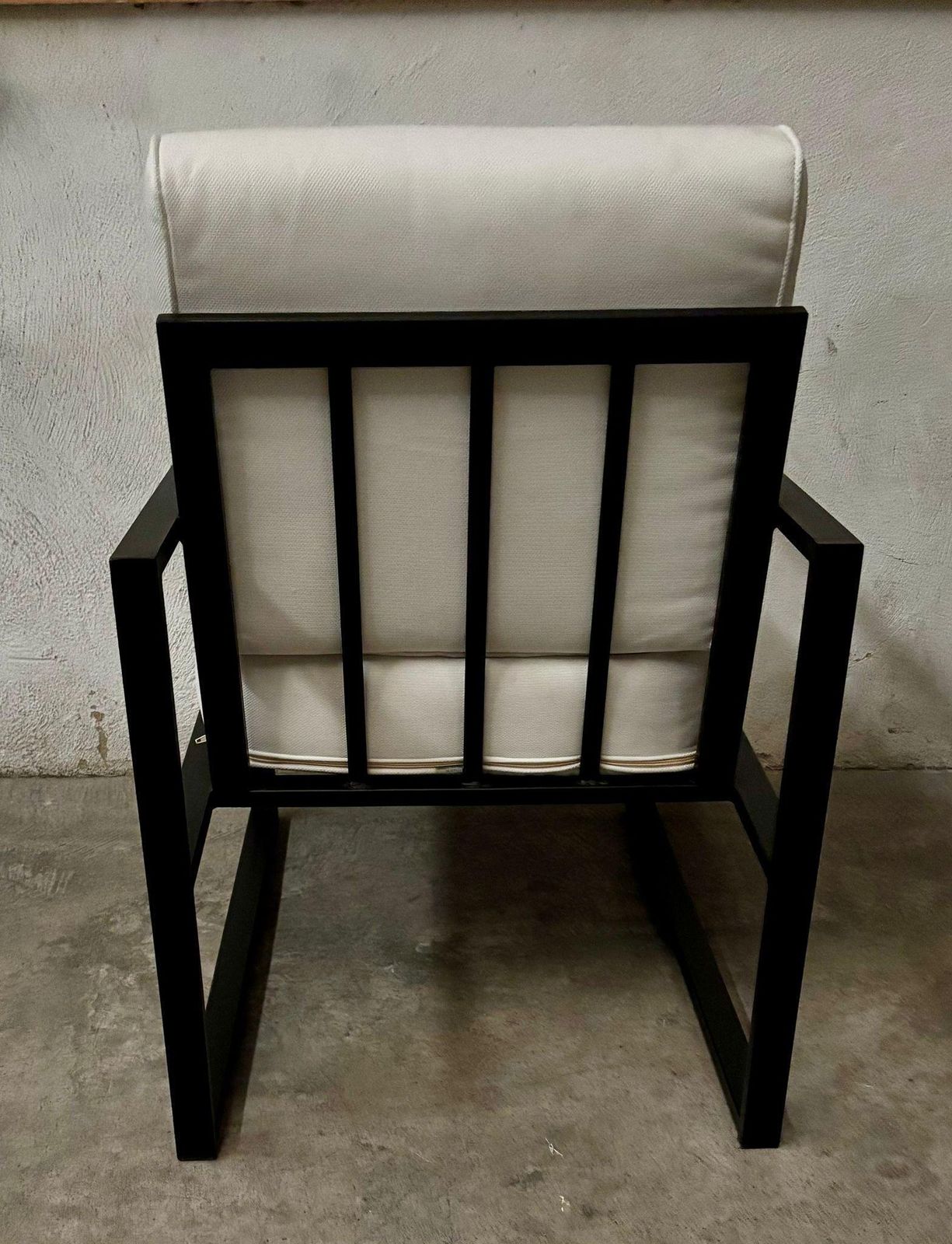New Wrought Iron Large Lounge Armchair For Outdoor And Indoor photo vintage