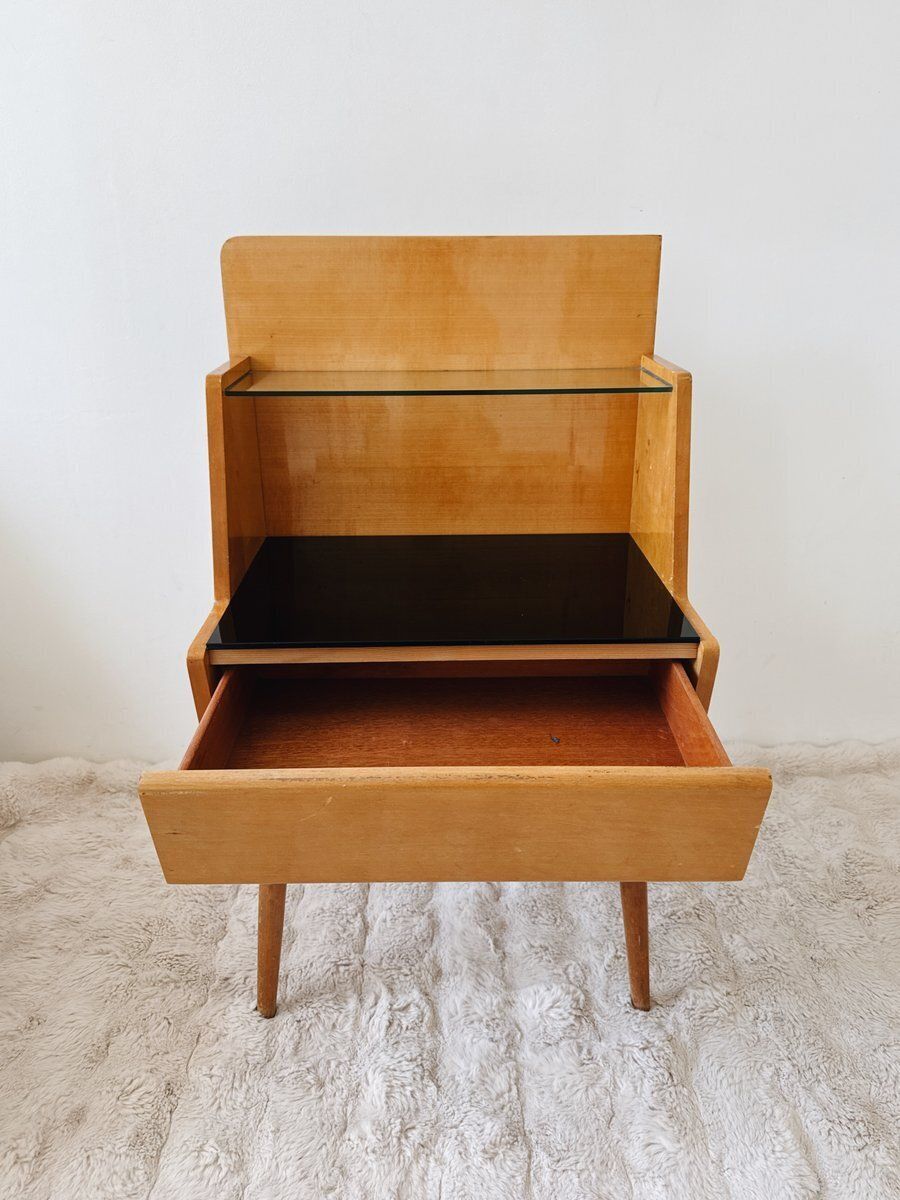 1068.0 Mid Century Modern Nightstands Attributed To Jitona Soběslav, Czechoslovakia, 1960s, Set Of 2 photo