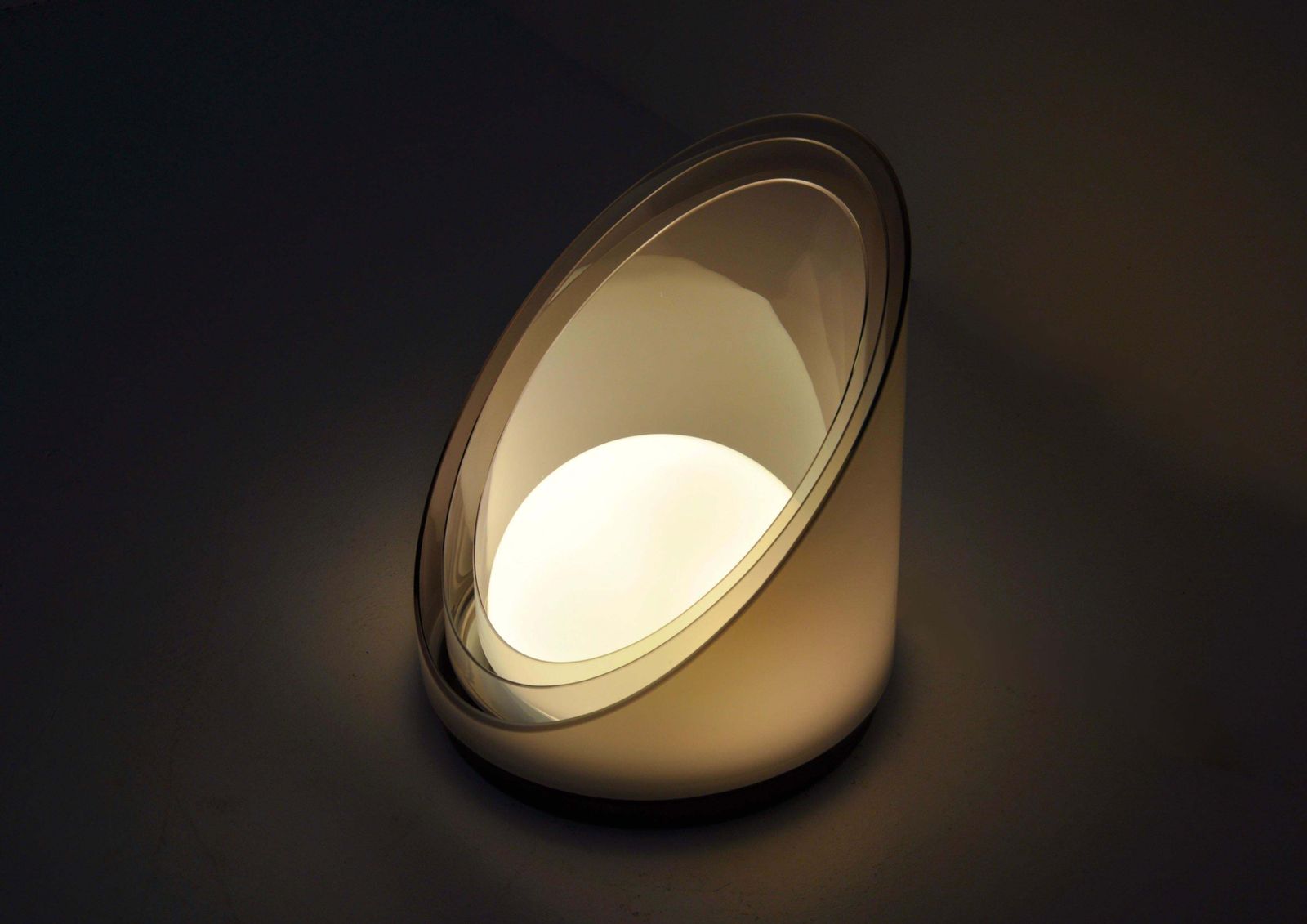 Lighting Lt300 Glass Table Lamp By Carlo Nason For Mazzega, 1970s photo