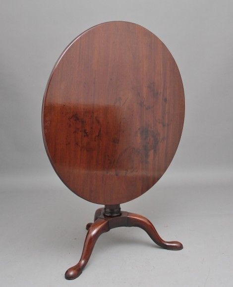 18th Century Mahogany Tripod Table