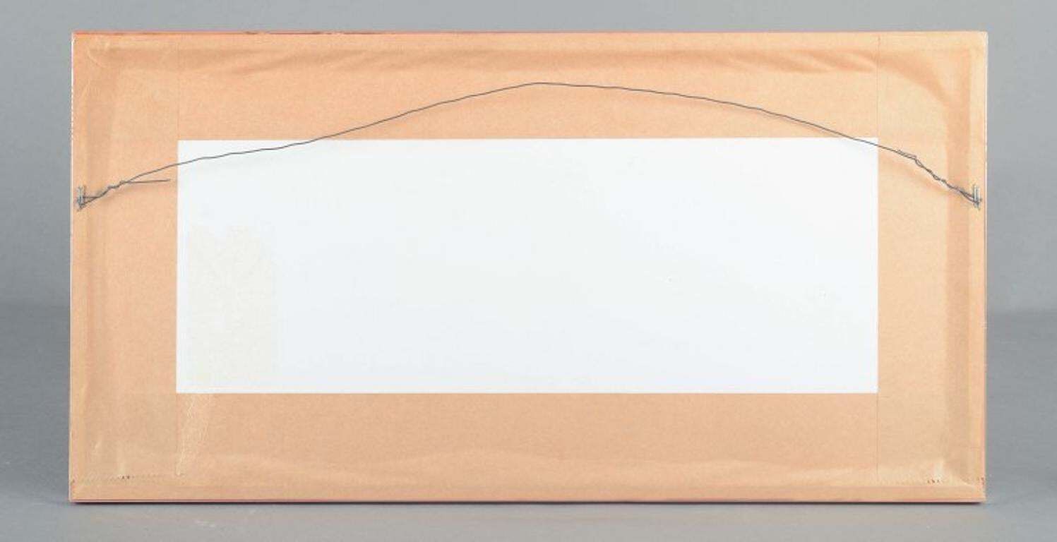 Gunnar Fohlin, Sweden. Oil On Cardboard. Abstract Composition, 1979. photo 449.0