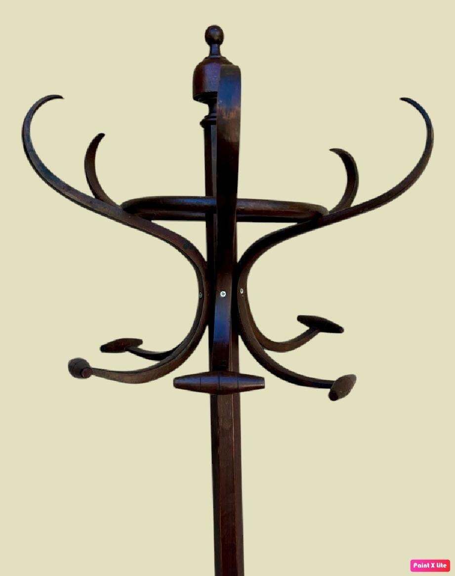 Porte-manteau Thonet du début du XXe siècle, années 1950 photo for sale