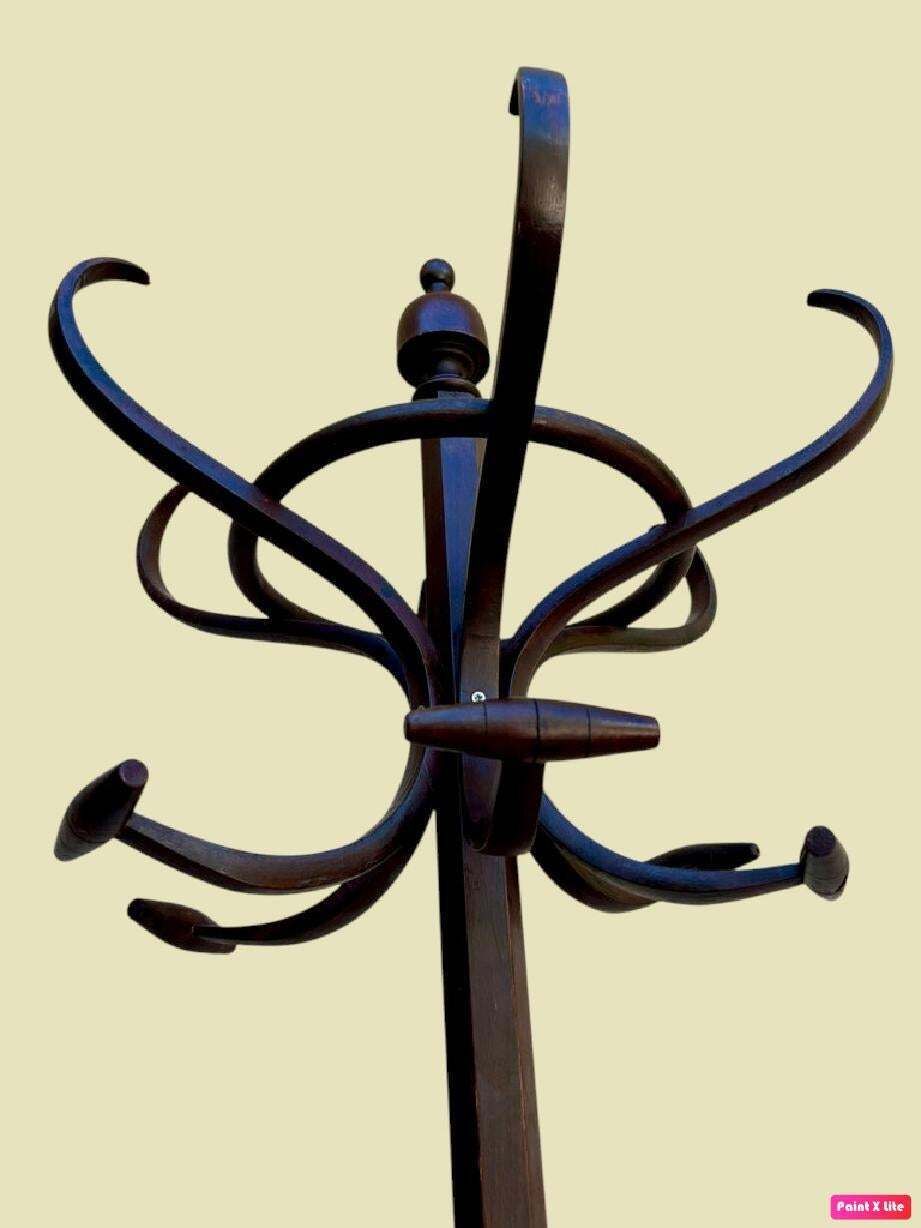 Porte-manteau Thonet du début du XXe siècle, années 1950 photo Mobilier
