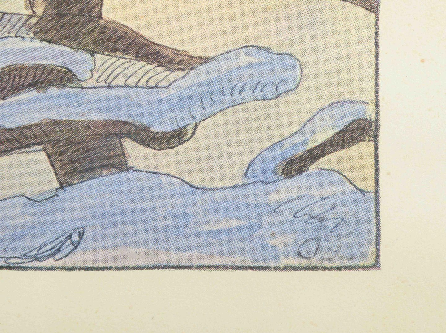 Johannes Larsen, Denmark. "December Morning", Ca. 1908. Print On Paper. photo Art