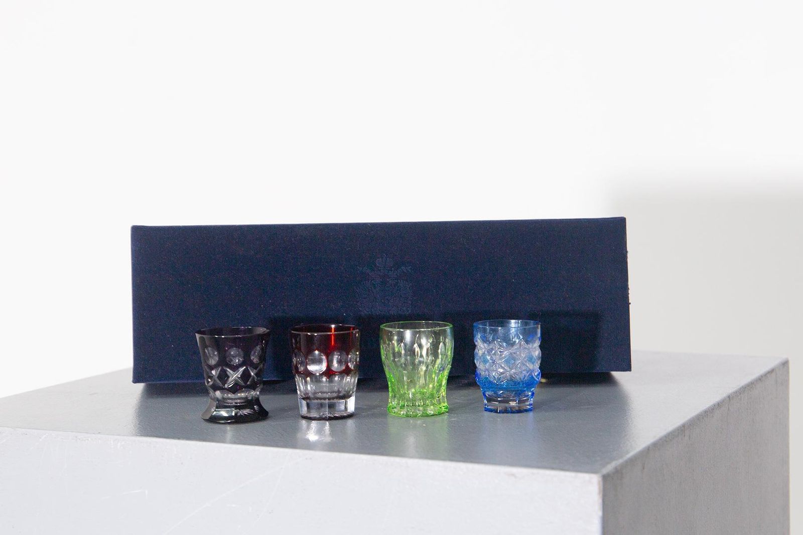 Home Decor Imperial Faberge Crystal Vodka Nazdrovia Shot Glasses photo
