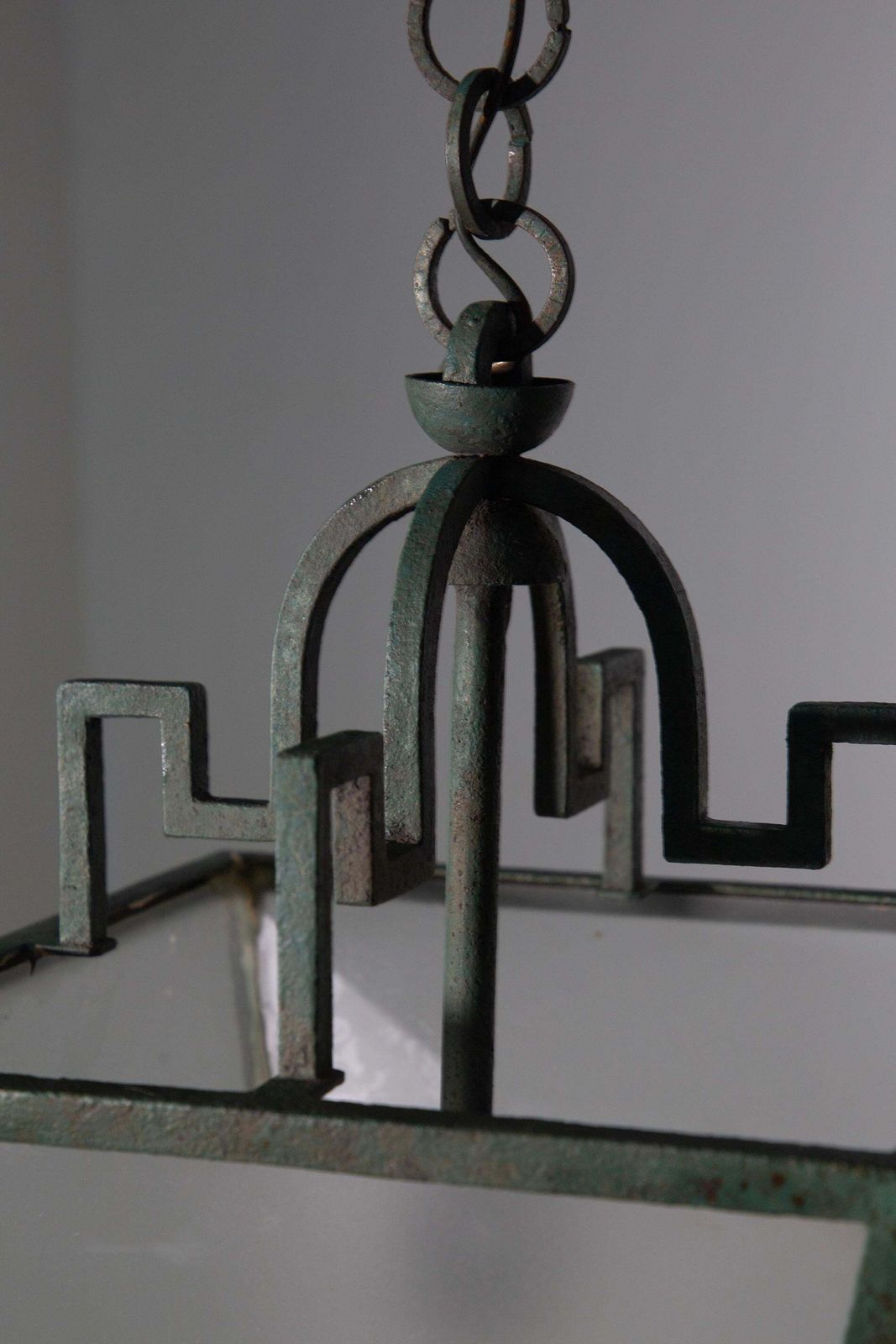 photo buy Italian Iron Chandelier Attr. To Emilio Lancia And Gio Ponti Art Deco