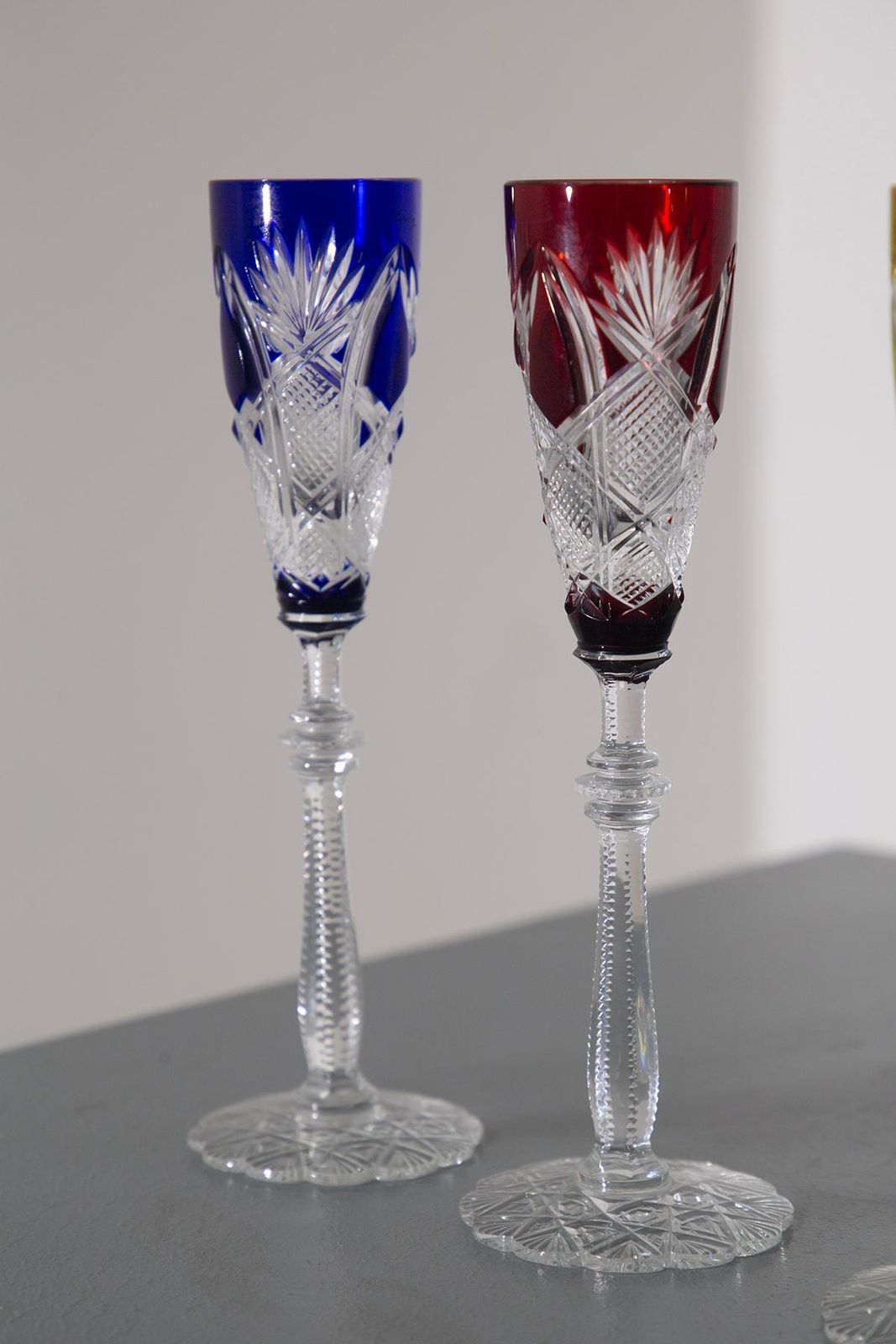 Set Of Four Fabergé Liqueur Glasses The Imperial Collection, Original Velvet photo 1062.0