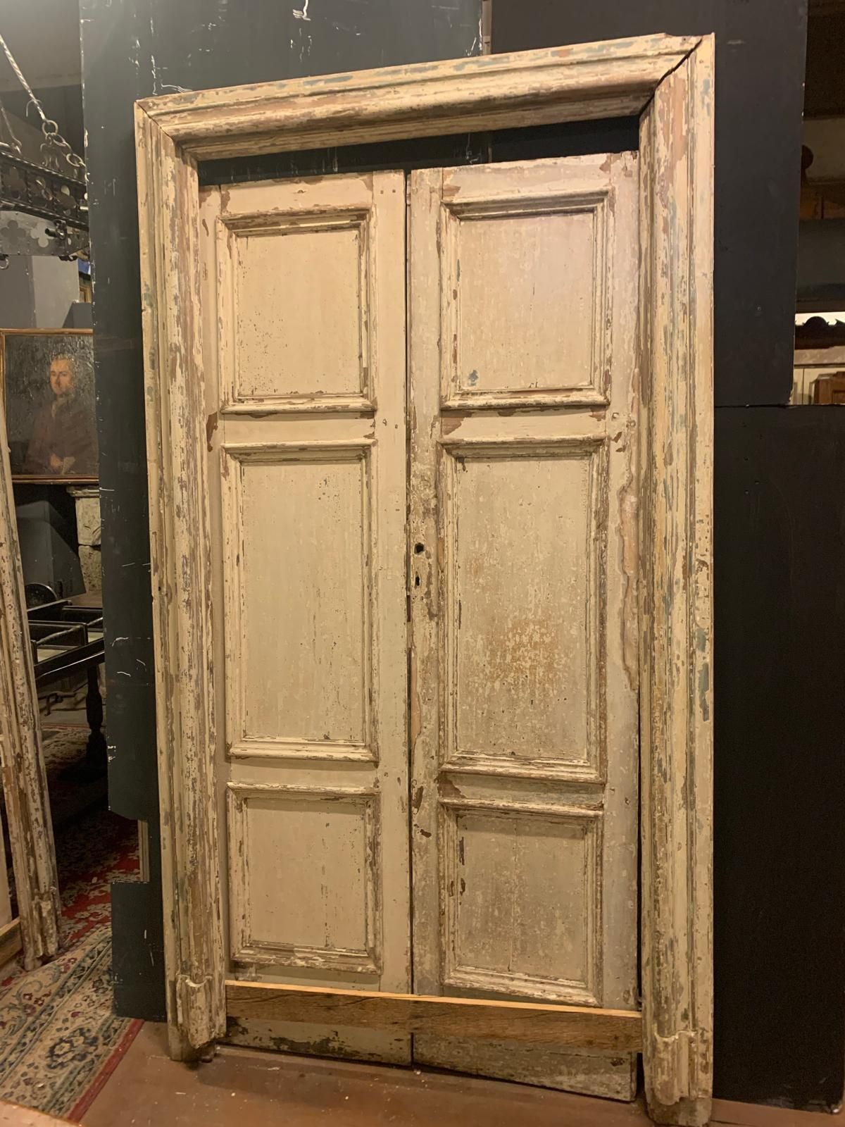 Set Of No.4 Interior Lacquered And Framed Doors, Italy photo 16452.0