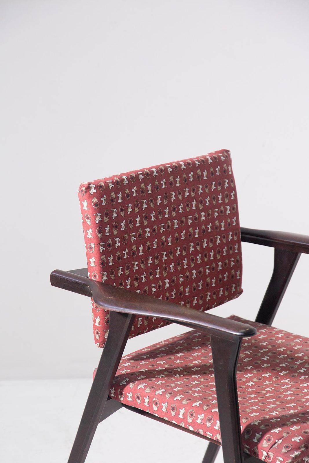 photo furniture Pair Of Italian Armchairs In The Style Of Franco Albini For Poggi
