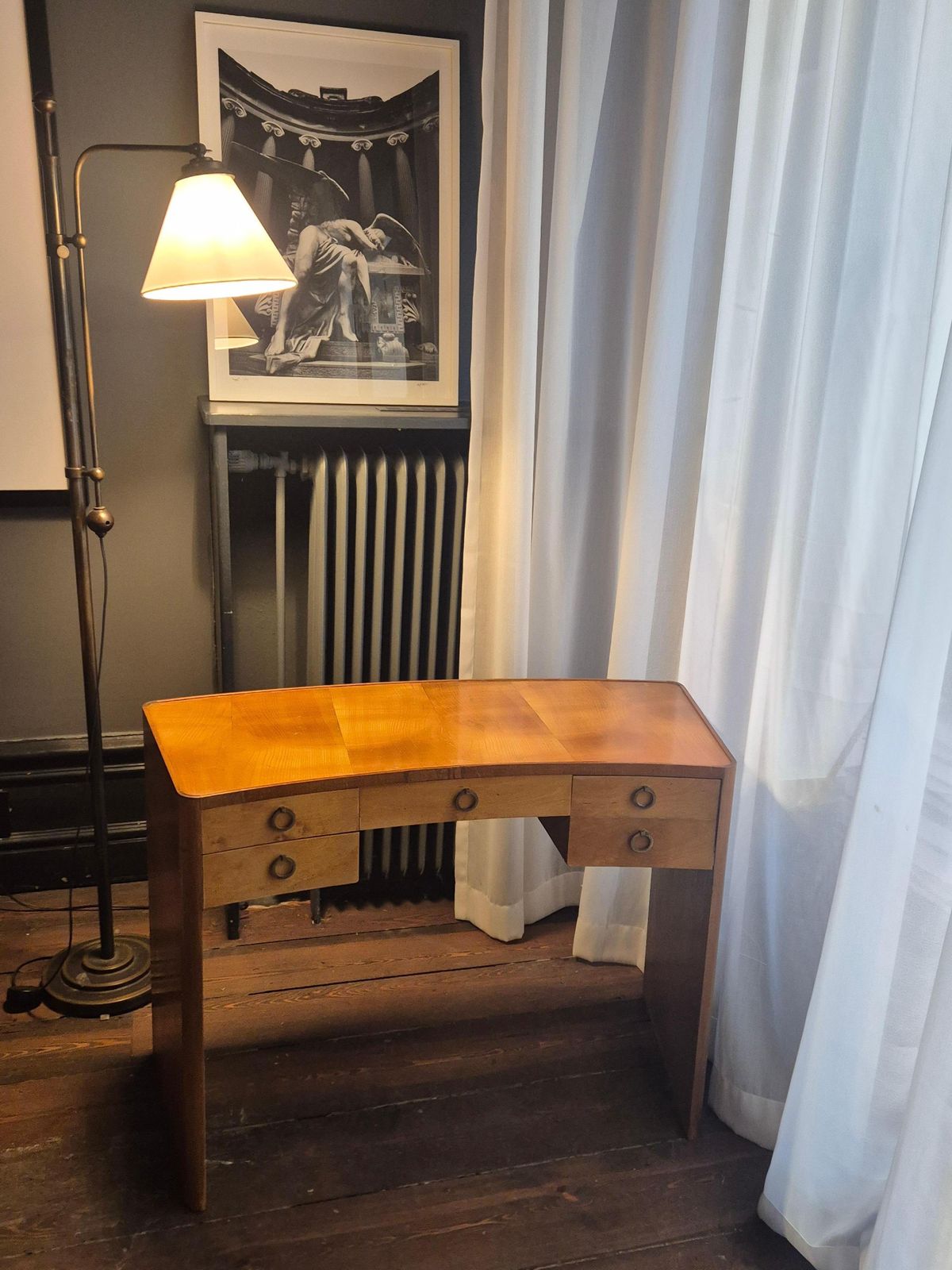 Axel Einar Hjorth, Desk Model Suzanne, Nordiska Kompaniet, Swedish Modern 1943. photo vintage