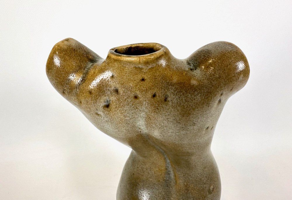 Mid Century Modern Female Torso Ceramic Vase, 1950s photo 304.0