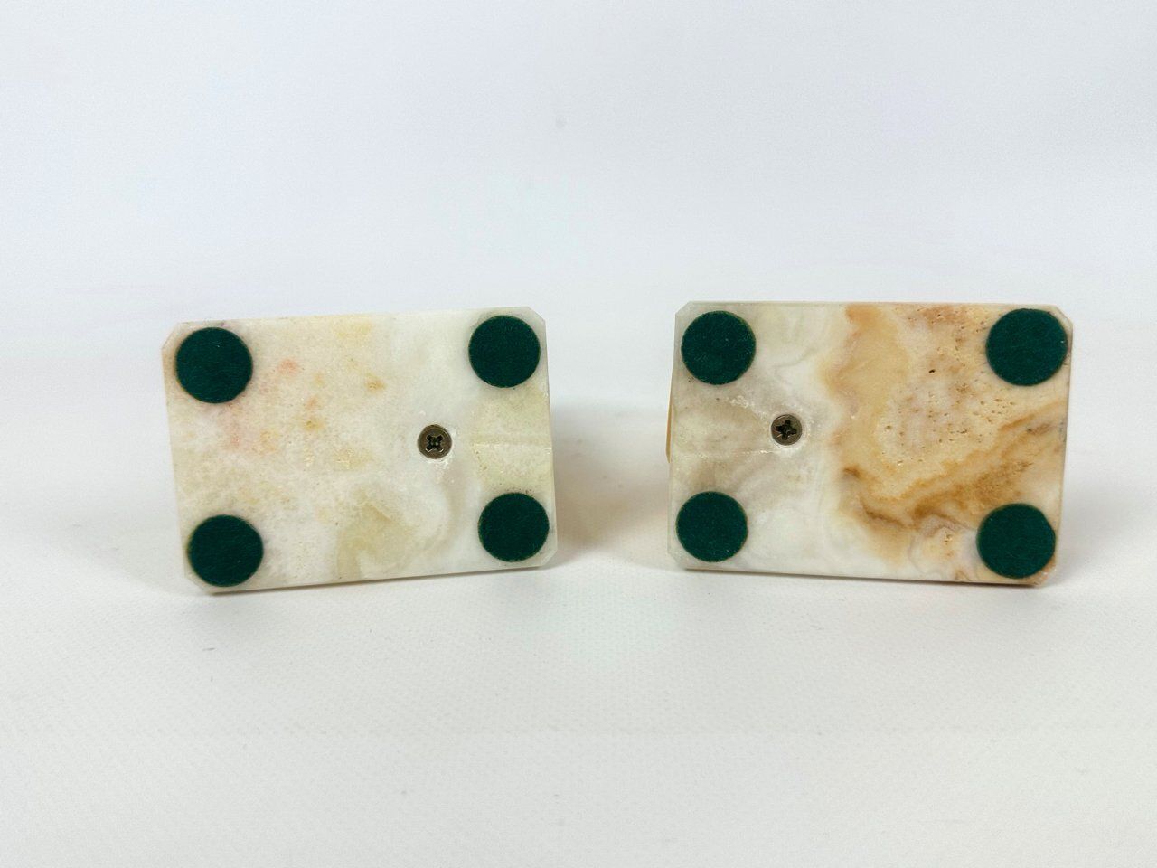 Vintage Alabaster Mayan Style Bookends, 1970s, Set Of 2 photo Home Decor