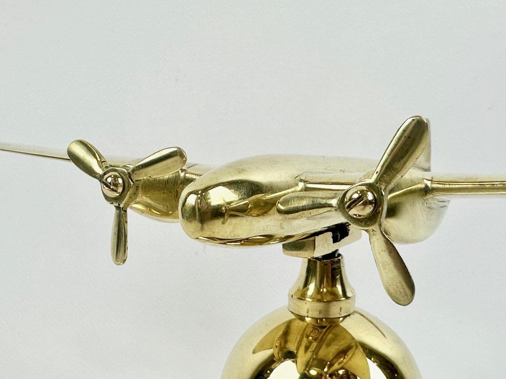 Brass Mosquito Desk Plane Model From De Havilland, 1940s photo 1084.0