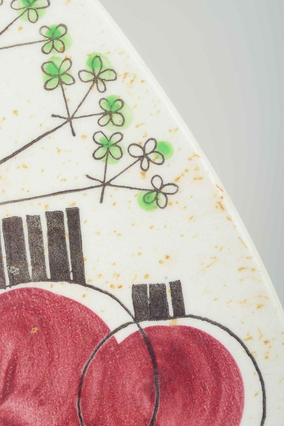 Marianne Westman For Rörstrand. Cutting Board In Stoneware. The Picknick Series. photo Home Decor