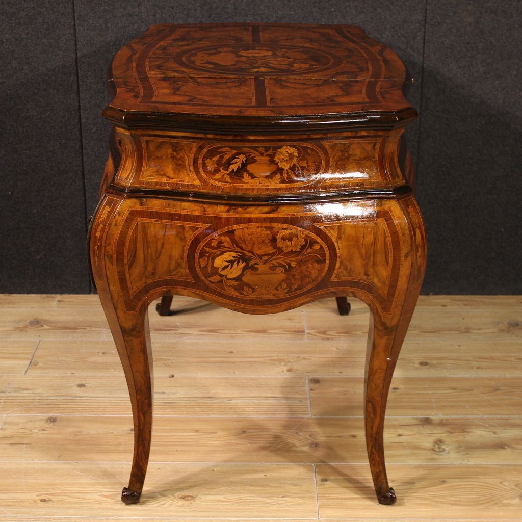 20th Century Louis XV Style Inlaid Lombard Dressing Table photo buy
