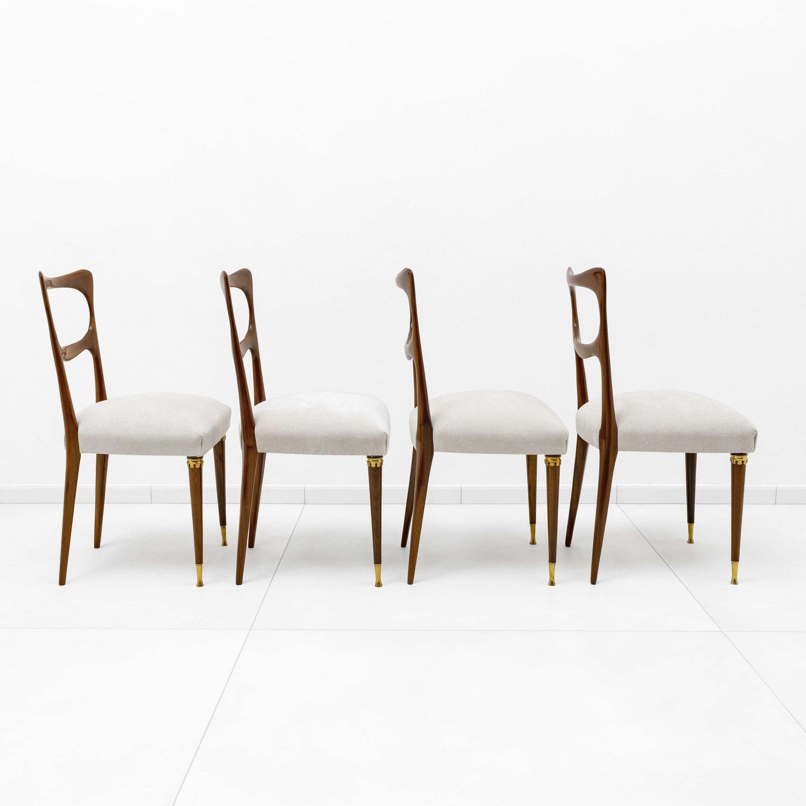 Attributed To Paolo Buffa Mid Century Modern Dinning Chairs 1950s Set Of Four photo buy