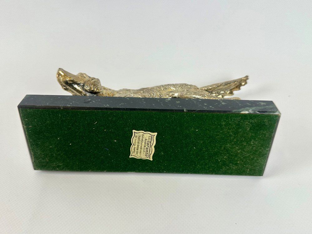 photo furniture Art Deco Irish Setter Dog Figurine, Italy, 1930s