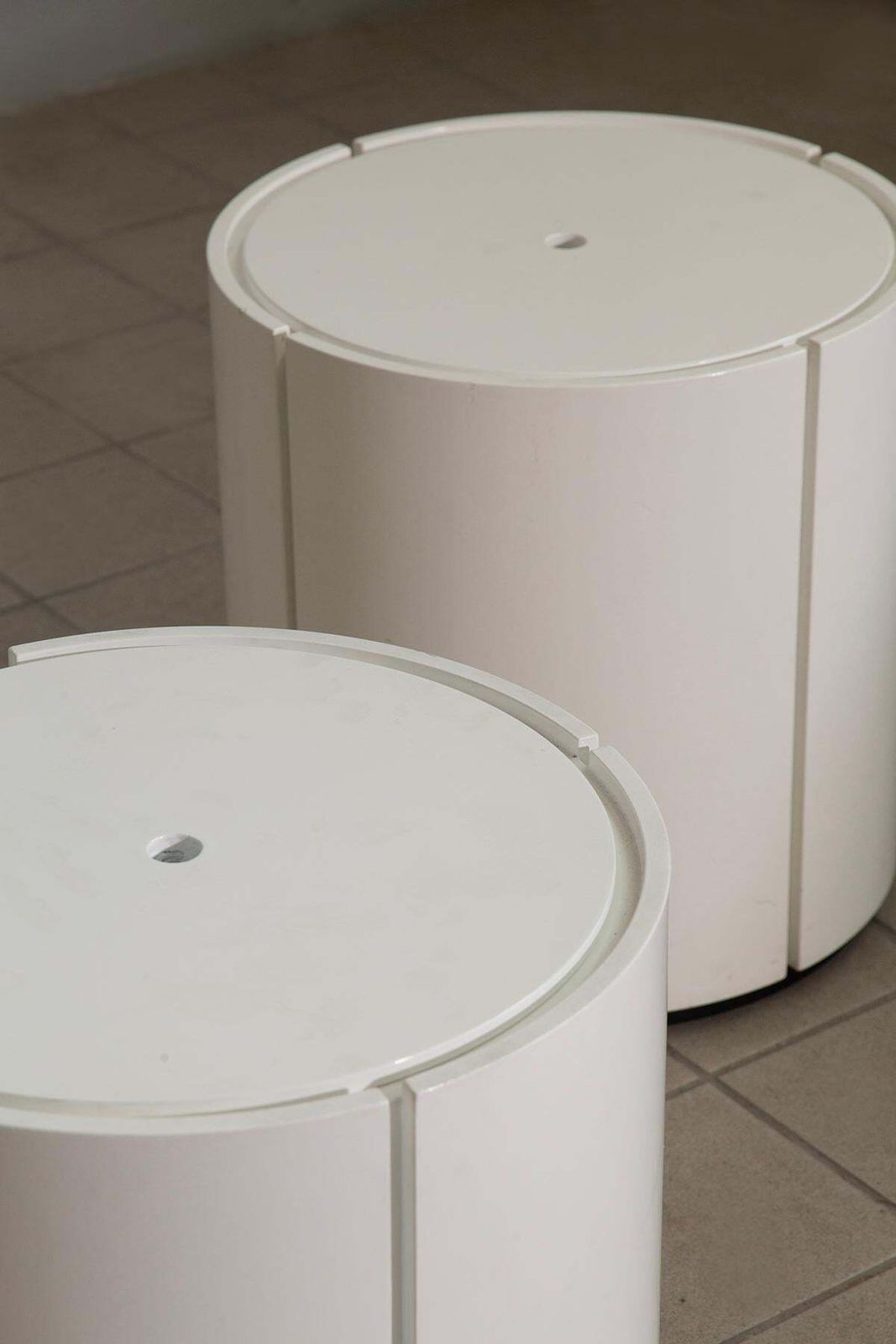 photo furniture Pair Of Italian Storage Bedside Tables