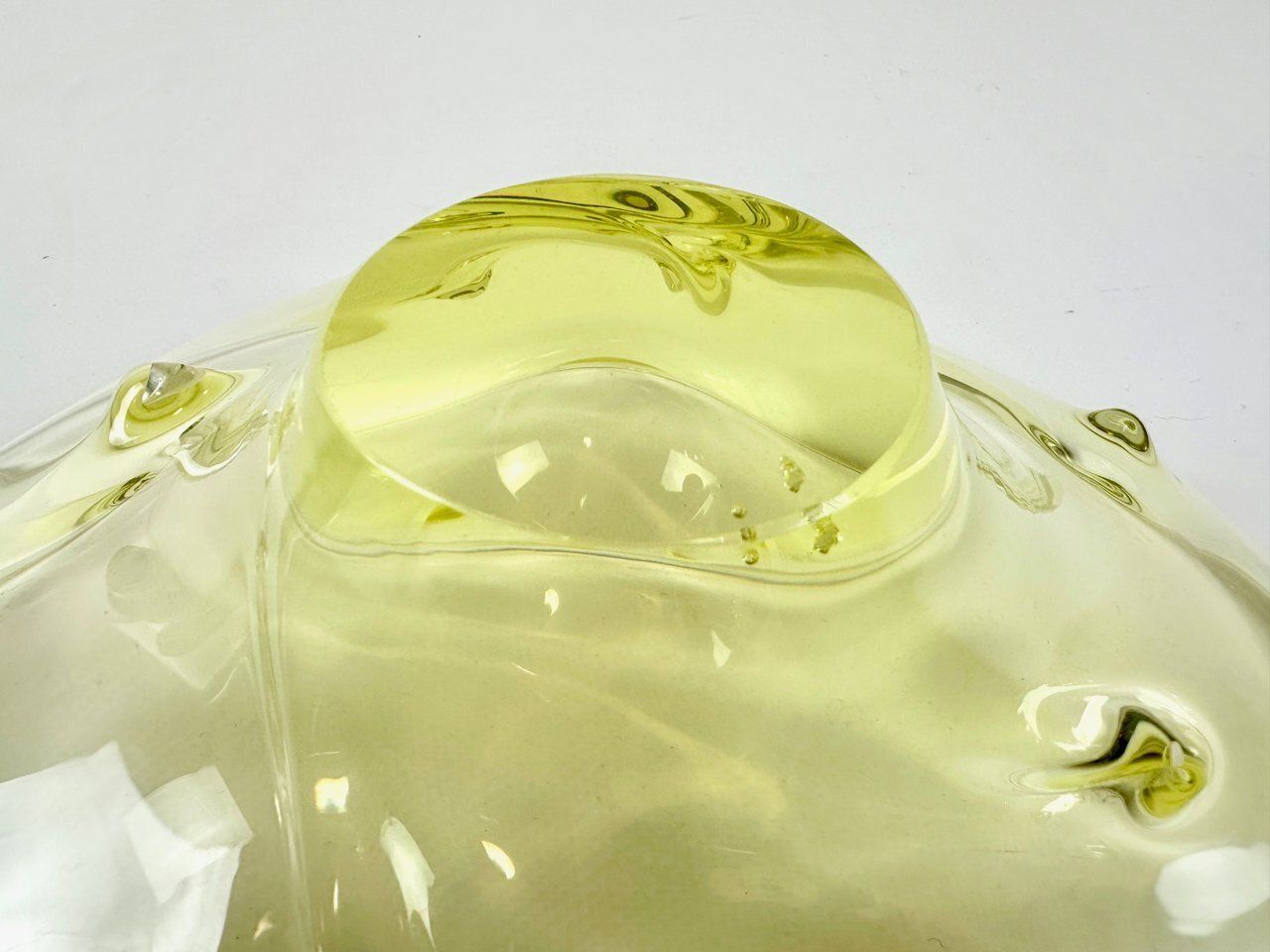 Art Glass Bowl By Josef Hospodka For Chribska Glassworks, 1960s photo buy