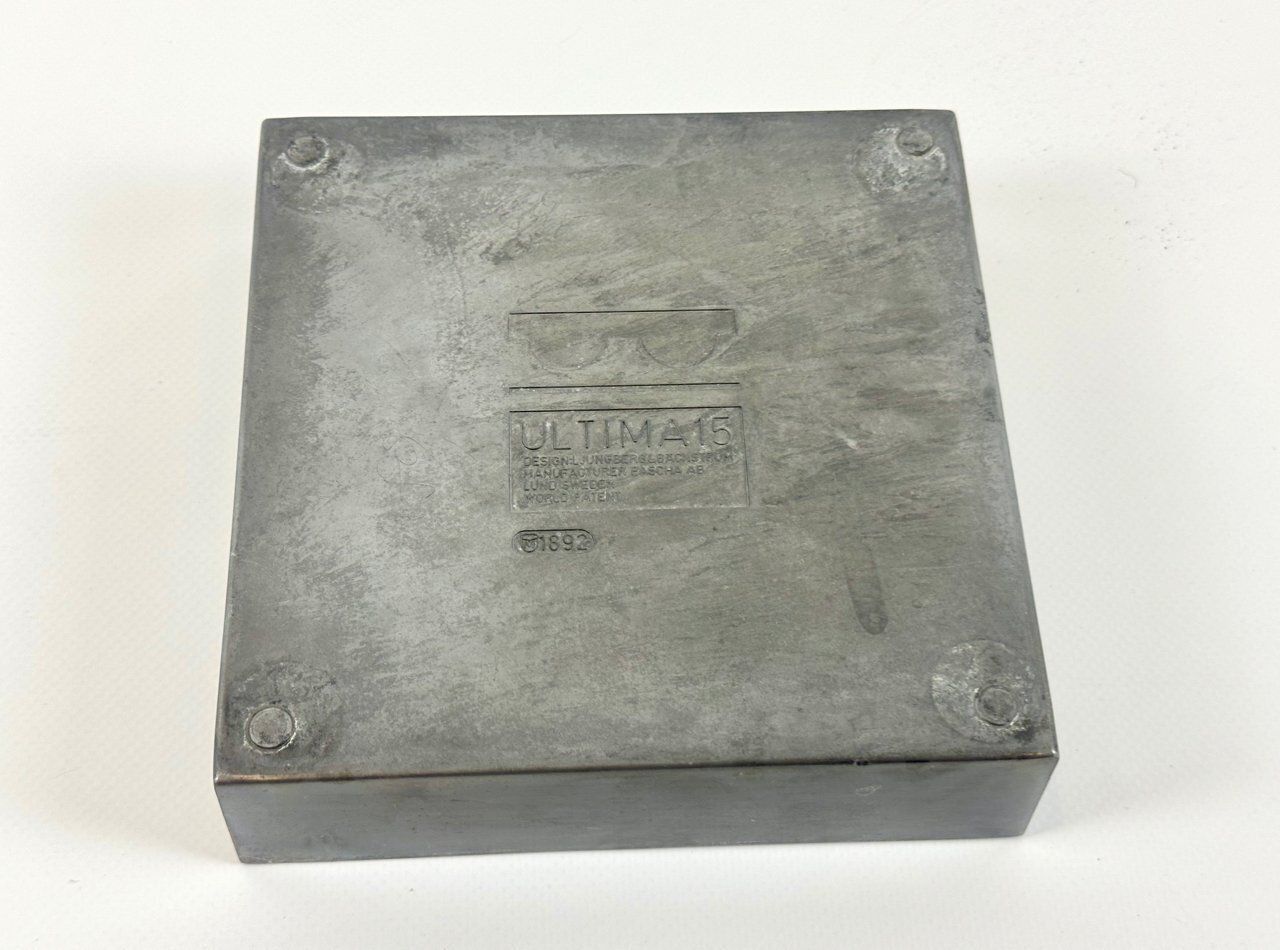 Mid Century Swedish Ultima 15 Ashtray By Holger Bäckström & Bo Ljungberg For Diverse Ting, 1960s photo vinterior
