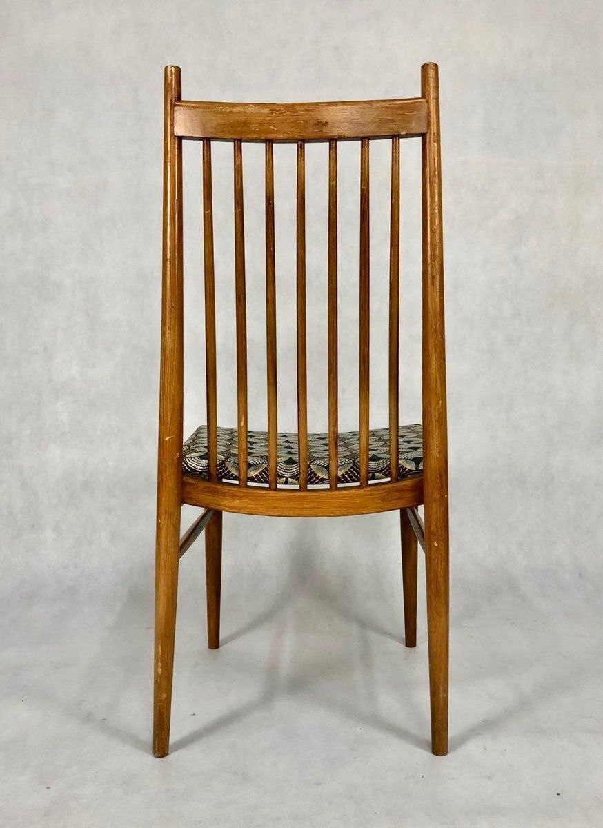 photo furniture High Back Dining Chairs By Ernst Martin Dettinger, 1960s, Set Of 6