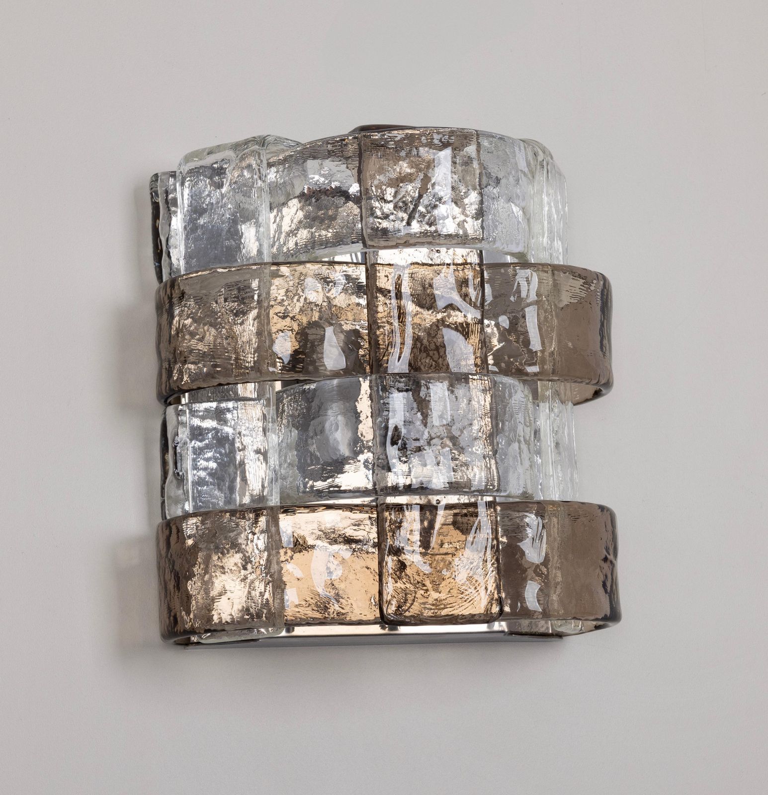 Pair Of Murano Glass Sconces Designed By Carlo Nason, Kalmar, Austria, 1970s photo Lighting