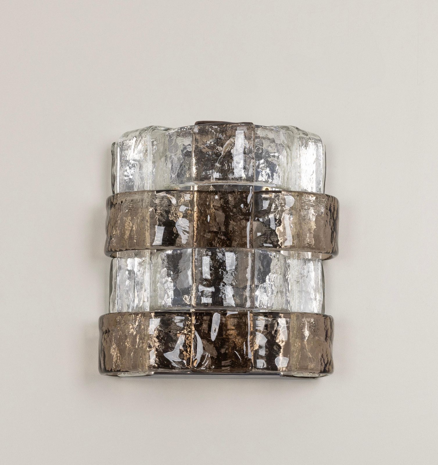 photo vinterior Pair Of Murano Glass Sconces Designed By Carlo Nason, Kalmar, Austria, 1970s