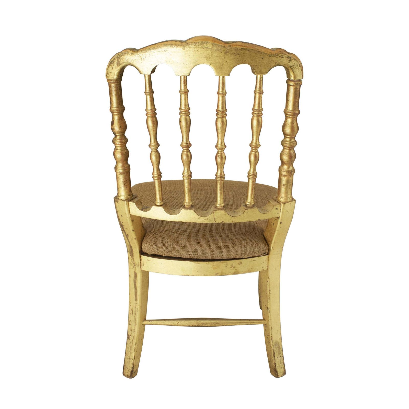 Gold Leaf Tiffany , Chiavari Style Chair, France, Circa 1960s photo furniture