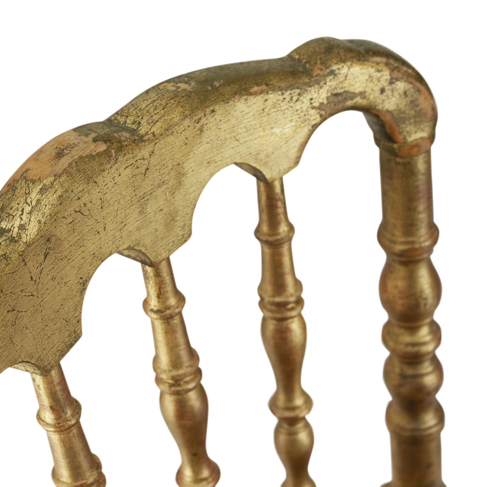 Gold Leaf Tiffany , Chiavari Style Chair, France, Circa 1960s photo vinterior