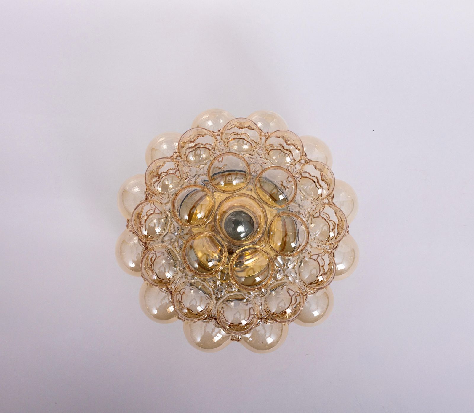 1 Of 4 Bubble Glass Flushmounts By Helena Tynell, Limburg, Germany, 1970s photo for sale