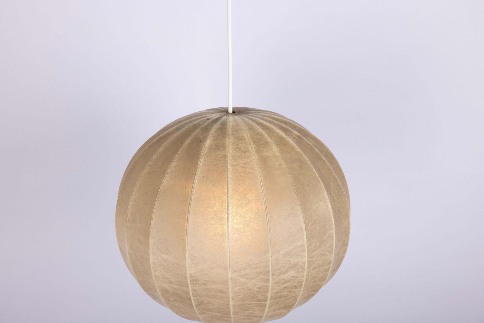 Mid Century German Cocoon Pendant Lamp From Goldkant Leuchten, 1960s photo furniture