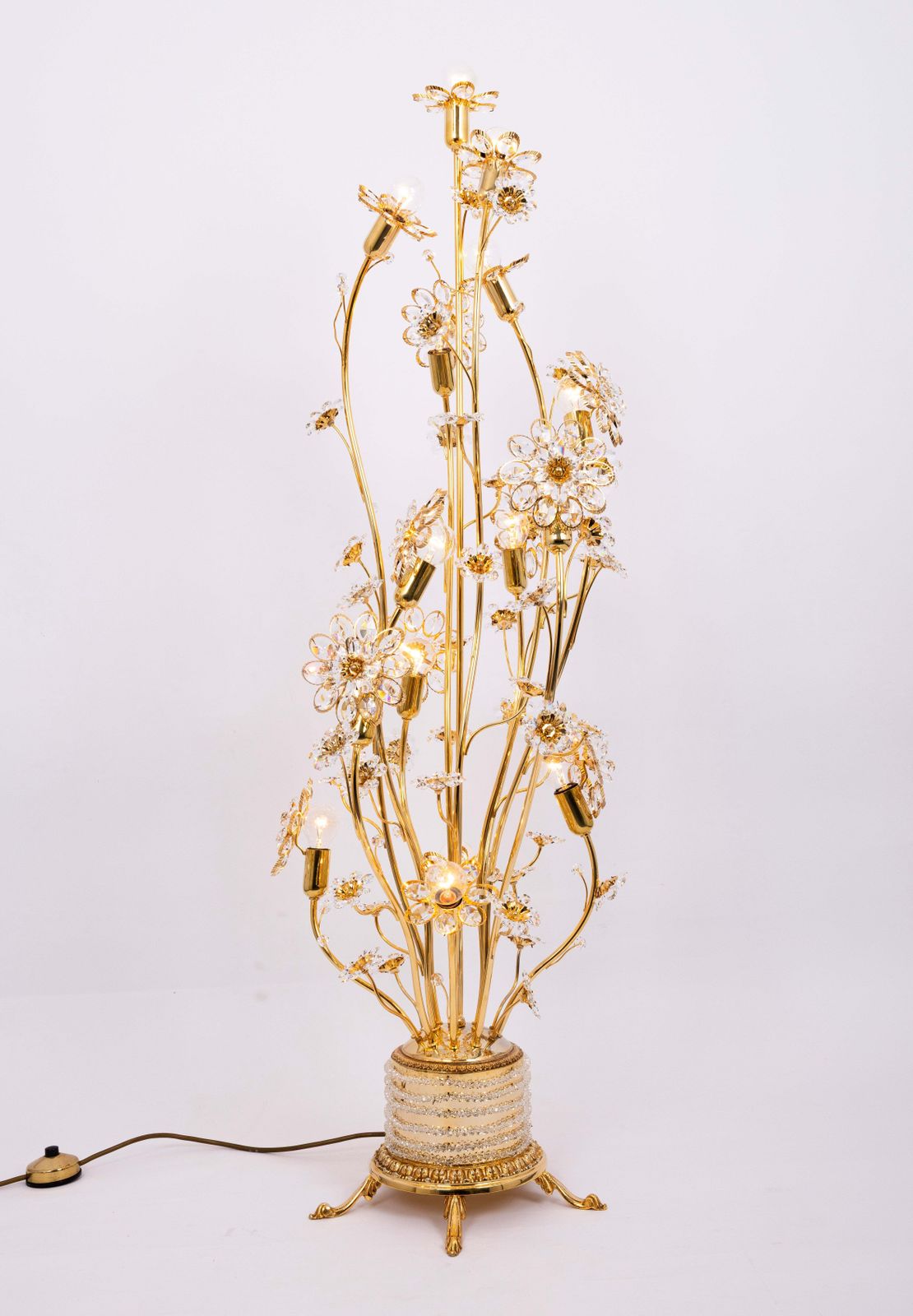 1 Of 2 Exquisite Floor Lamp By Palwa, Germany, 1960s photo furniture