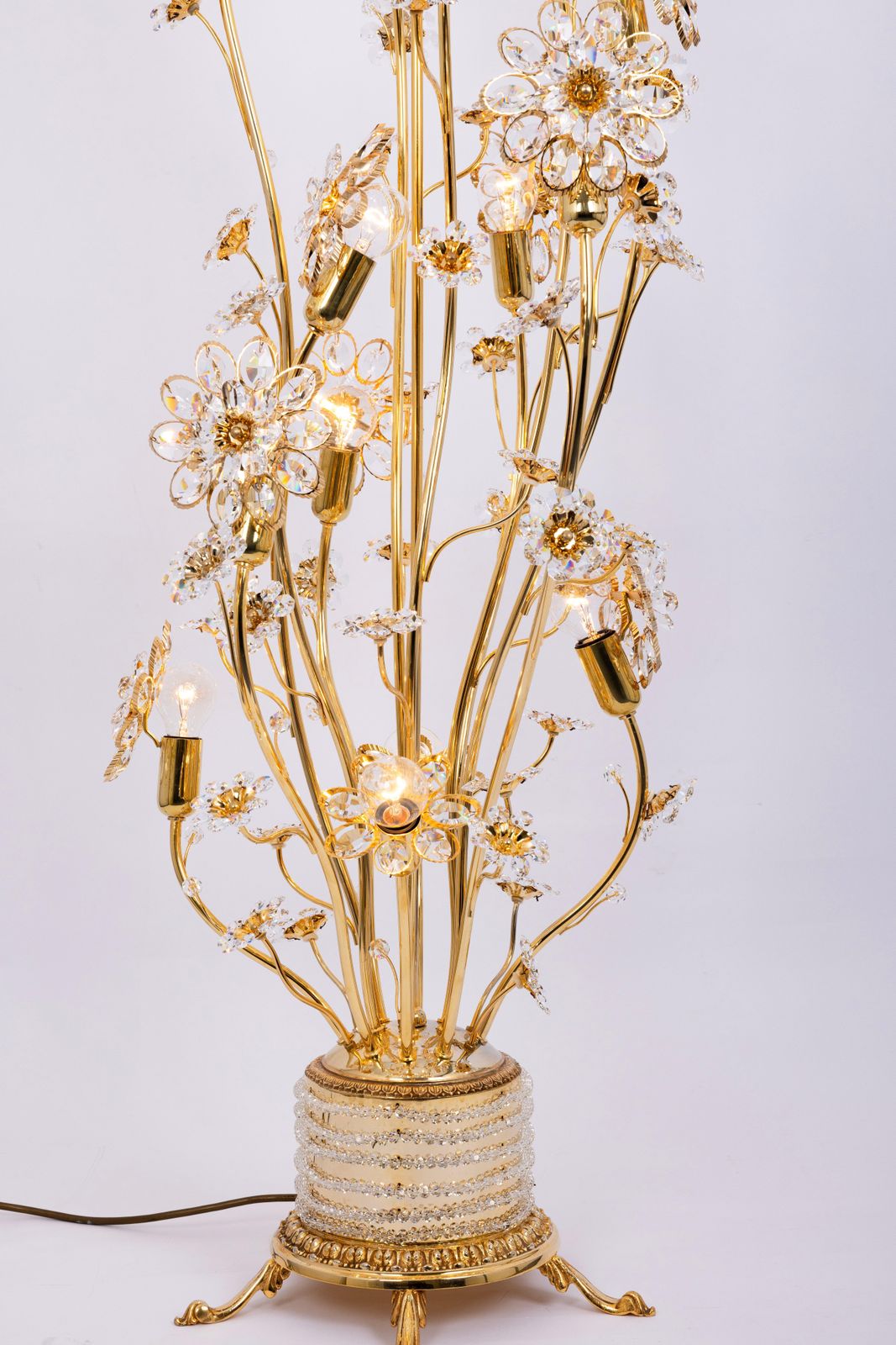 1 Of 2 Exquisite Floor Lamp By Palwa, Germany, 1960s photo Lighting