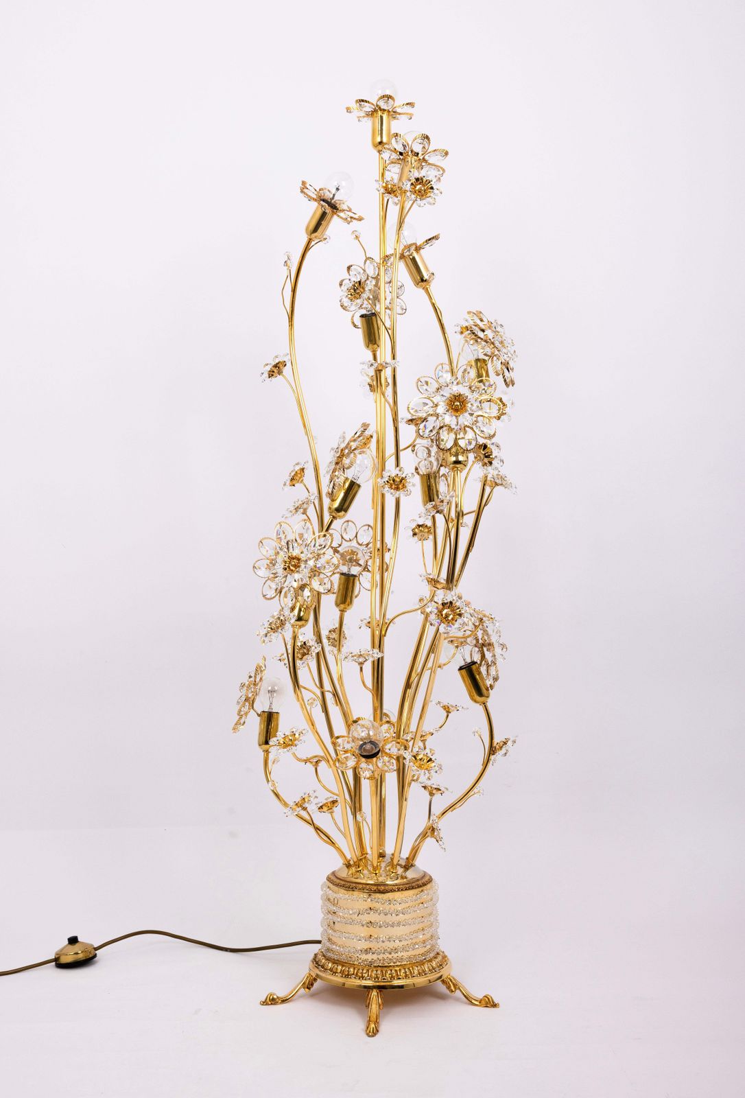 1 Of 2 Exquisite Floor Lamp By Palwa, Germany, 1960s photo buy