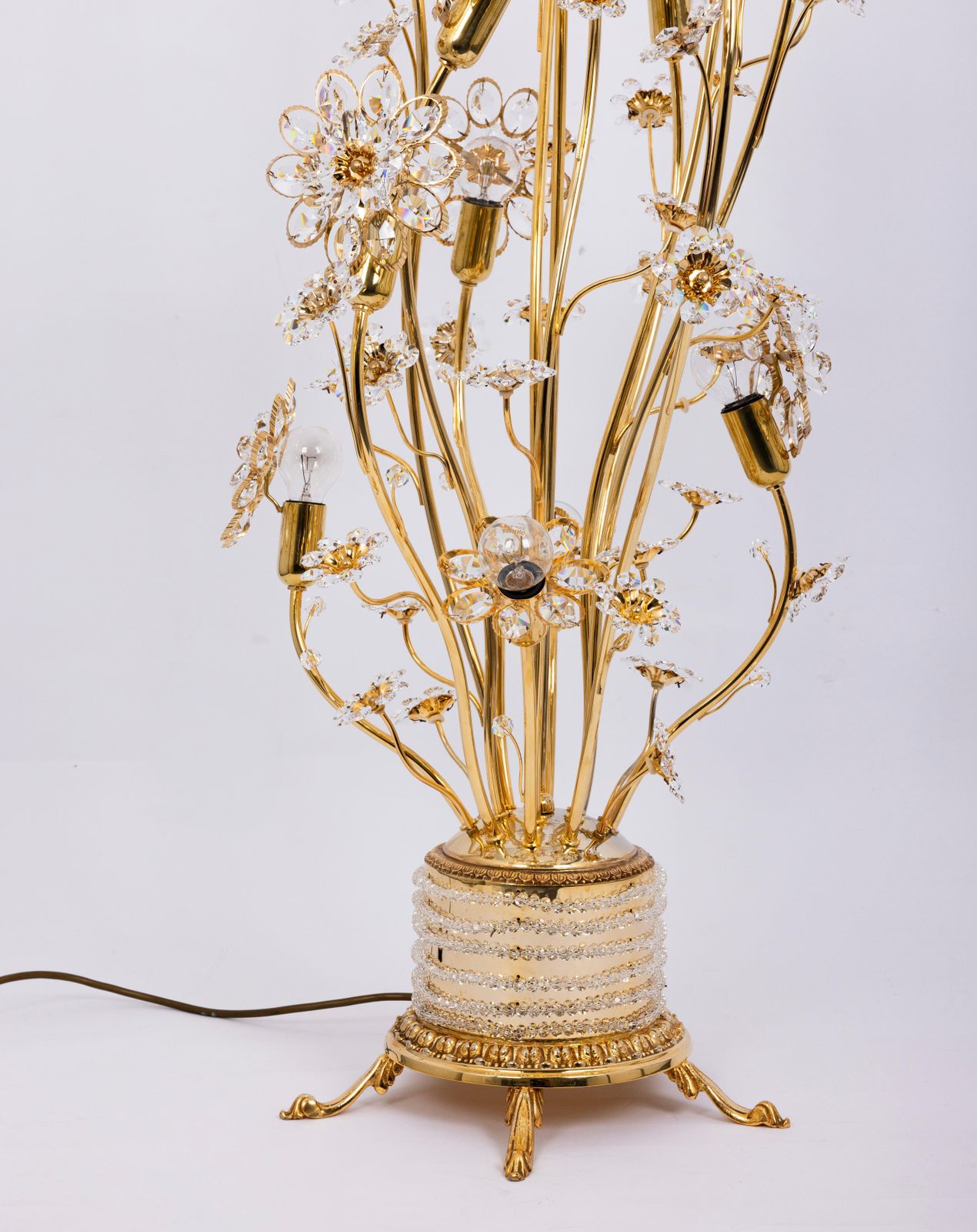 1 Of 2 Exquisite Floor Lamp By Palwa, Germany, 1960s photo vintage