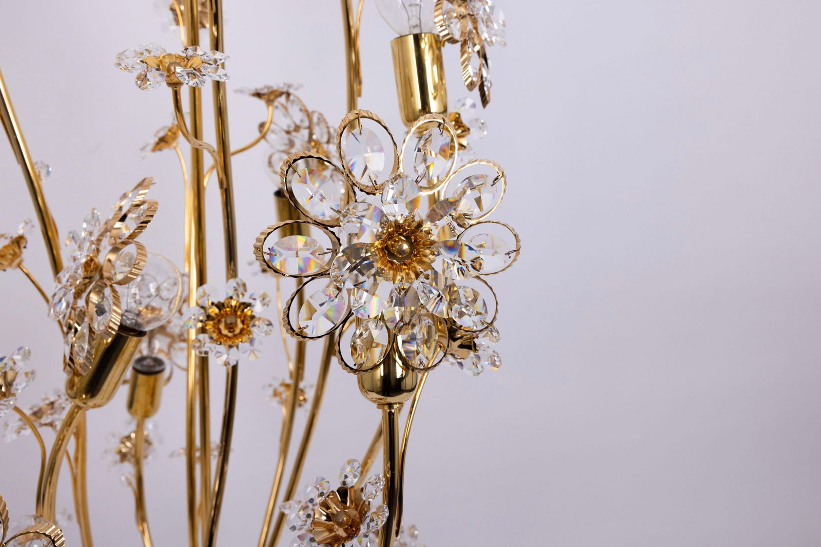 Lighting 1 Of 2 Exquisite Floor Lamp By Palwa, Germany, 1960s photo