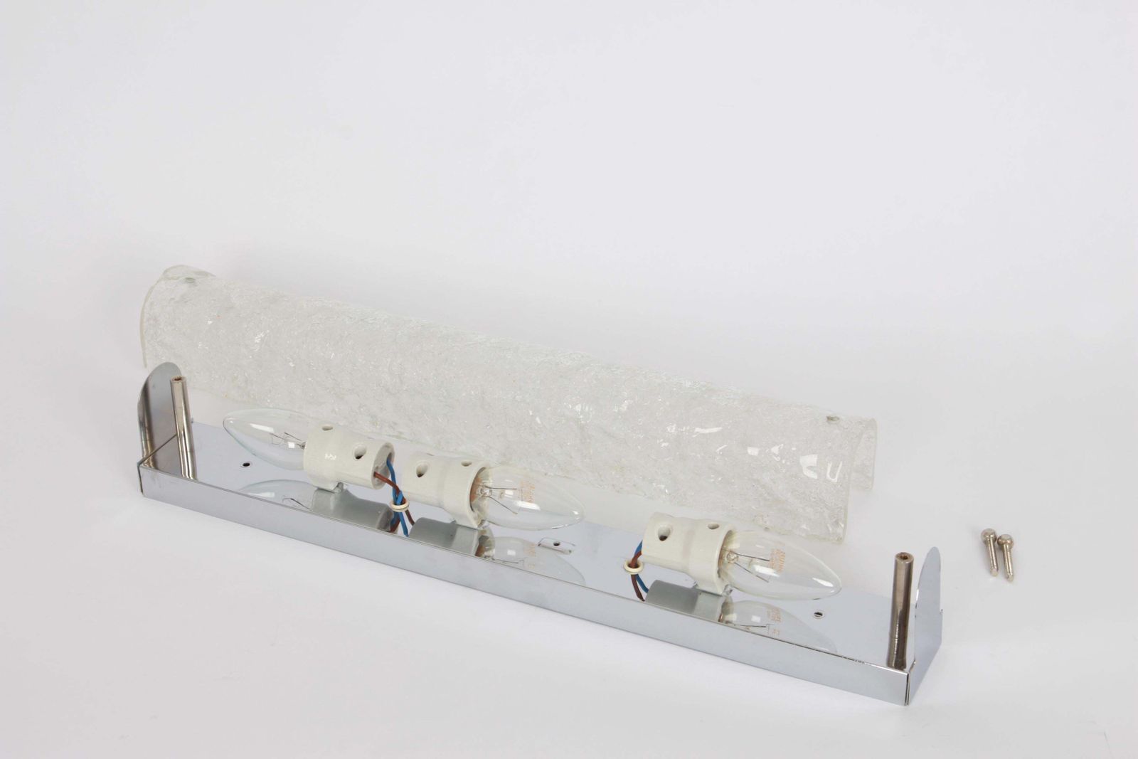 1 Of 3 Pairs Large Murano Glass Sconces Modernist Wall Fixtures, Germany, 1960s photo buy