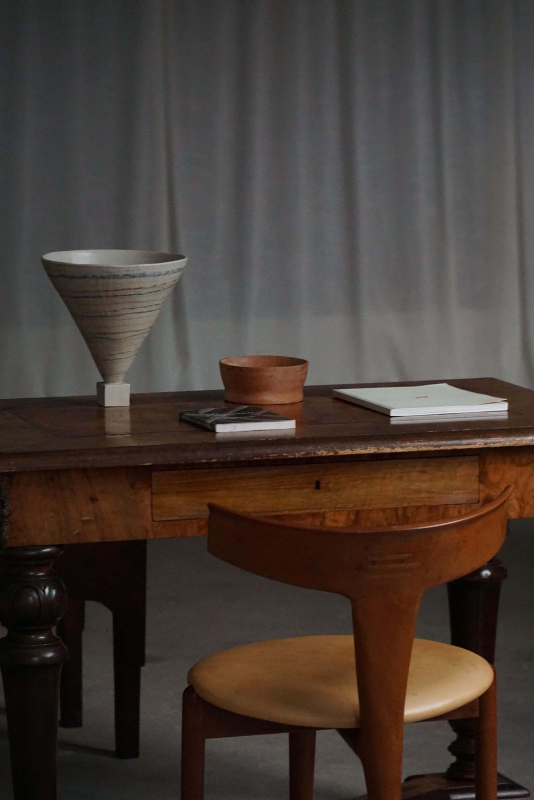 Early 20th Century, Baroque Style Writing Desk, Made By A Danish Cabinetmaker photo for sale