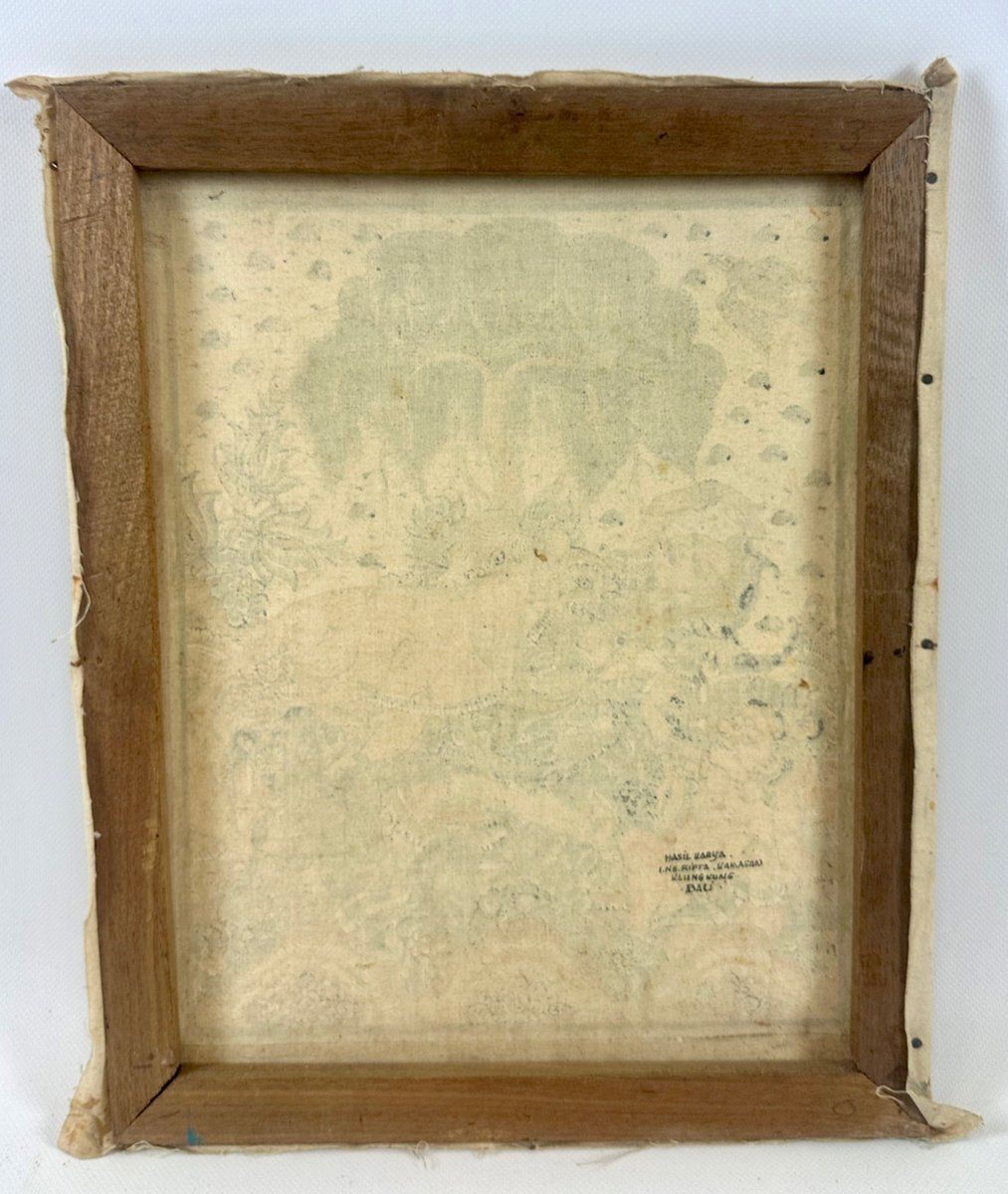 photo furniture Balinese Traditional Kamasan Painting, Indonesia, 1960