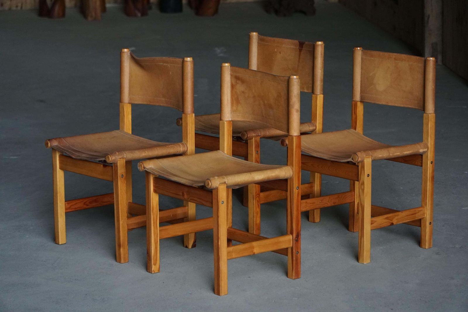 photo furniture 20th Century, Set Of 4 "Kotka" Dining Chairs By Tomas Jelinek For Ikea, 1980s