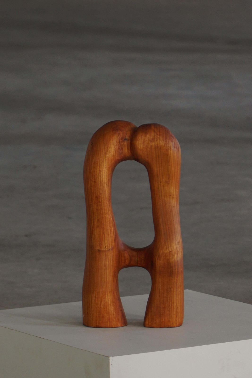 Decorative Wooden Sculpture "Love" By Ole Wettergren, Denmark, 2000s photo for sale