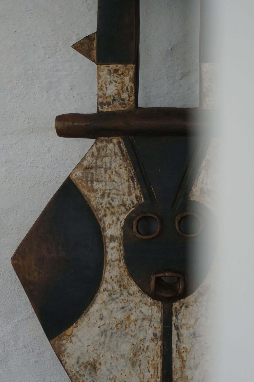 20th Century, Carved Wood Nafana Bedu Plank Mask, Tribal Art, Decorative Object photo buy
