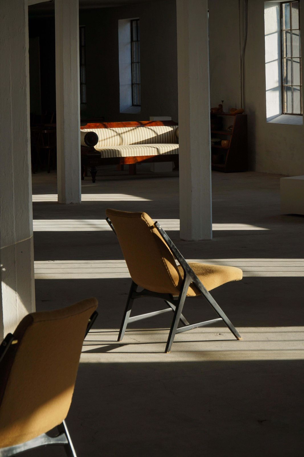 photo furniture Pair Of Mid Century Armchairs In Bouclé, Swedish Mid Century Modern, 1960s