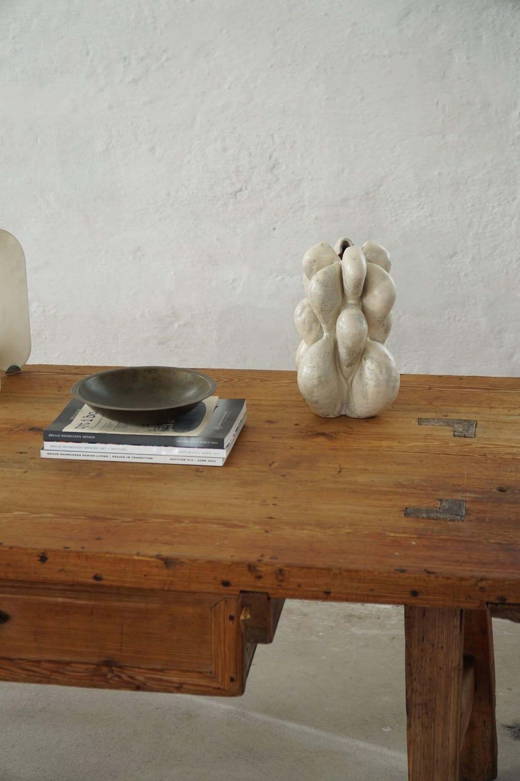 photo vintage 18th Century French Primitive Pine Dining Table / Desk With A Drawer
