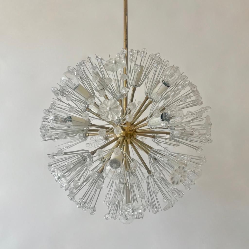 Snowflake Crystal Sputnik Chandelier By Emil Stejnar, Rupert Nikoll, Ca. 1960s photo furniture